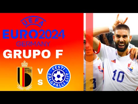 Bélgica 5-0 Estonia en vivo Clasificación Eurocopa