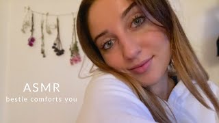 ASMR | Best Friend Comforts You Roleplay (soft spoken and close up whispers) screenshot 5