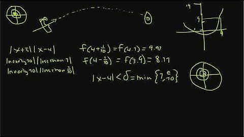 Delta Epsilon Proof with a Quadratic 2