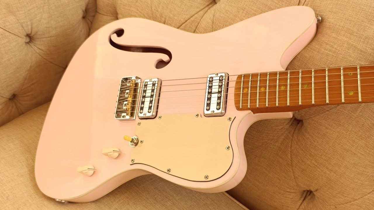 Honduras Mahogany Jazzmaster guitar build (Artec Filtertrons)