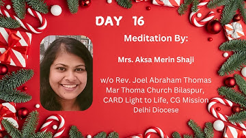 Advent Meditations 2024 - Day 16