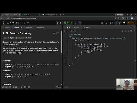 1122. Relative Sort Array | LeetCode Solution