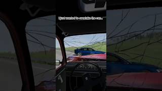 NPC cut me off #beamngdrive #beamng #beammp #carcrash #viral #crash #shorts