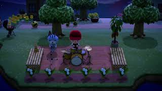 Animal Crossing New Horizons with mini E - jammin with Lolly :)