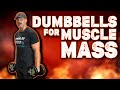 The only 5 dumbbell exercises you need for muscle mass 