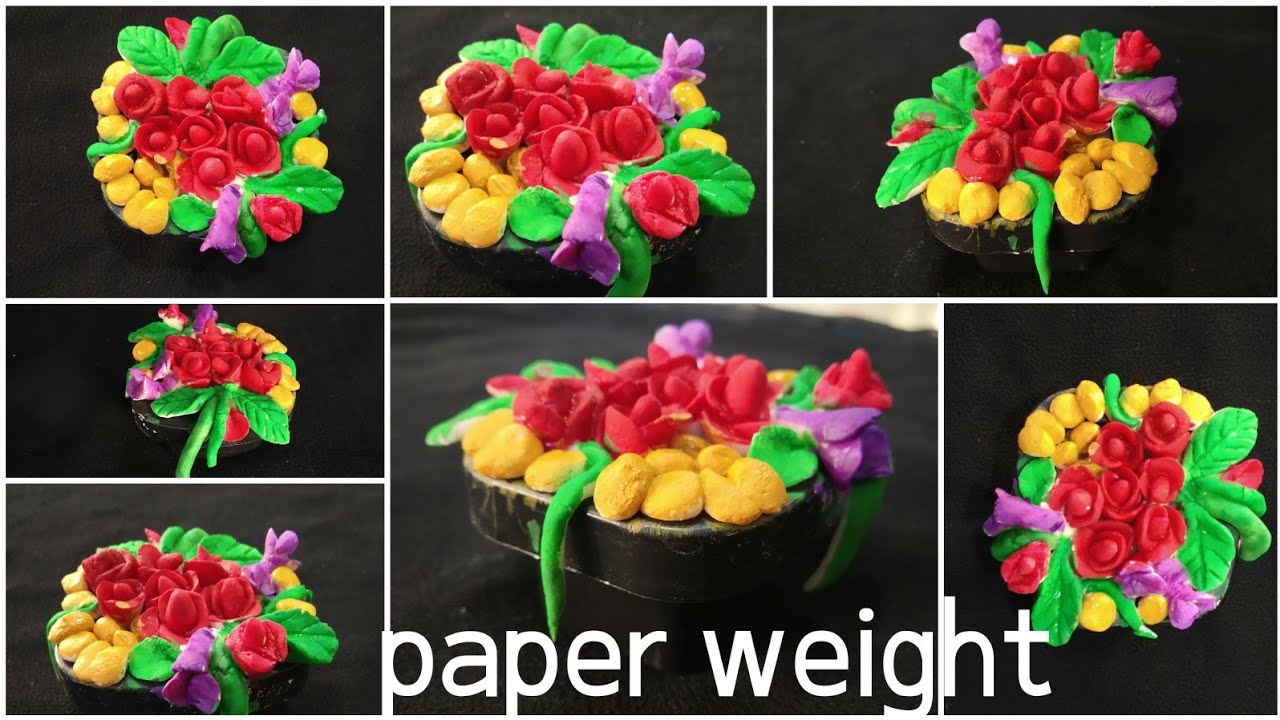 paper weight by home made clay YouTube