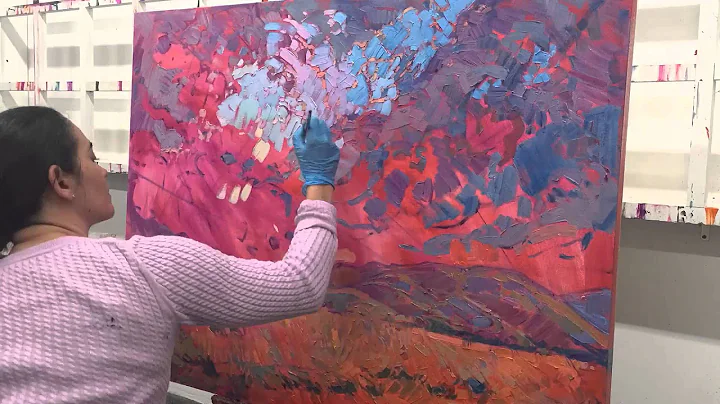 Burning Sun by Erin Hanson | Impressionistic Paint...