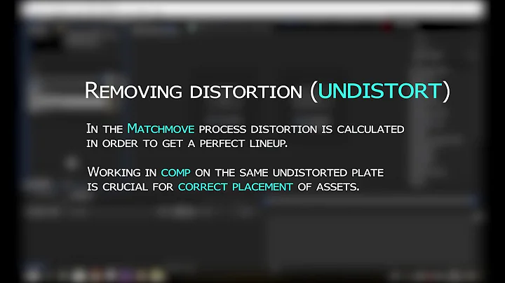 Apply and Remove Lens Distortion in After Effects from 3DEqualizer