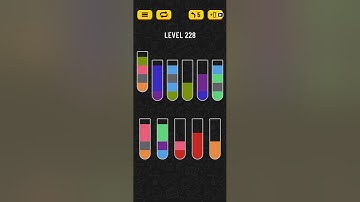 Water Sort Puzzle Level 228 Walkthrough