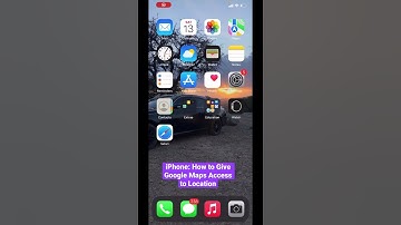 #shorts  How to Give Google Maps Access to your iPhone’s location