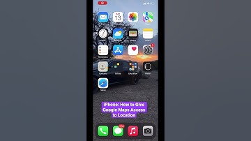 #shorts  How to Give Google Maps Access to your iPhone’s location