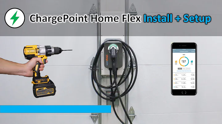 ChargePoint Home Flex Level 2 EV Charger Installation and Mobile App Setup
