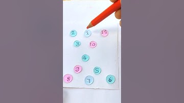 Nối các giọt nước lần lượt từ 1 đến 11 #iqtest #quiz #games #shorts