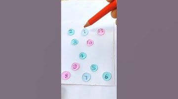 Nối các giọt nước lần lượt từ 1 đến 11 #iqtest #quiz #games #shorts