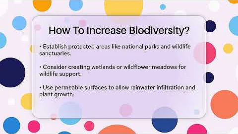 How To Increase Biodiversity? - Ecosystem Essentials