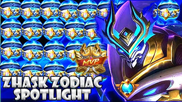 Zhask Zodiac Spotlight | Zhask Best Build Hack Damage!! Zhask Gameplay.,