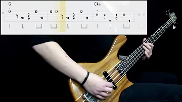 A-Ha - Take On Me (Bass Cover) (Play Along Tabs In Video)