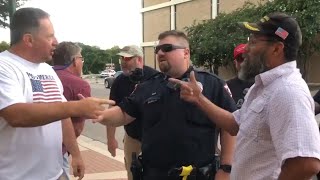Belton protest to end detention camps met with counter-protesters