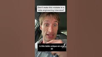 Don’t make this critical mistake in a data engineering interview!