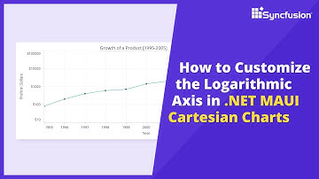 How to Customize the Logarithmic Axis in .NET MAUI Cartesian Charts
