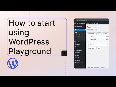 How to start using WordPress Playground