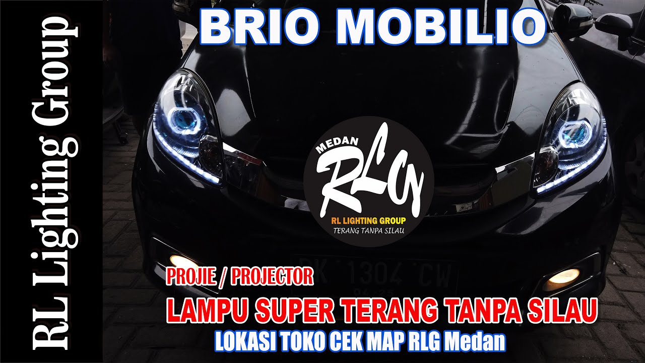 2022 4 1 HONDA BRIO M0BILIO RLG Medan 1A BILED E3 + DRL CRYSTAL