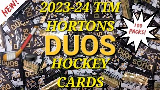 202324 UPPER DECK TIM HORTONS DUOS HOCKEY CARDS BOX BREAK  PACKS!  CONNOR BEDARD ROOKIE CARD