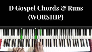 D Gospel Chords & Runs chords