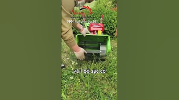 Máy làm đất đa năng VMDN40, máy cắt cỏ trục băm, xới đất sạc cỏ, cày tạo rãnh 0964293261