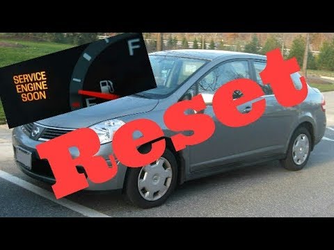 How to reset Service Engine soon Light on a 2009 Nissan Versa