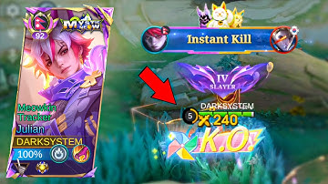 🔥 JULIAN vs DEADLY ALUCARD! INSANE BUILD to COUNTER ANY JUNGLER | MLBB 2025 RANKED MATCH 🔥