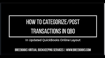How to Categorize Transactions in the NEW QuickBooks Online (2025 Update)
