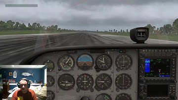 Xplane 11/Vatsim GBIA-MYEM C172 VFR ISLAND TOUR