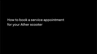 How to book a service appointment using the Ather App screenshot 5