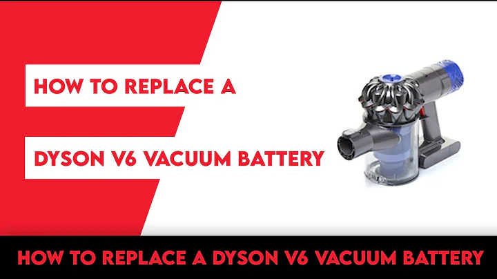 How to replace a Dyson V6 Vacuum Battery - Dyson V6™ cordless vacuum