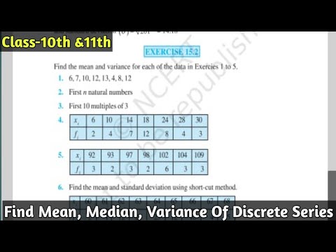 what is standard deviation class 11th