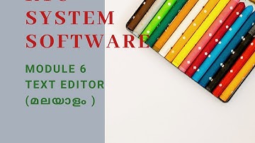 Text Editor Structure|KTU|MODULE 6