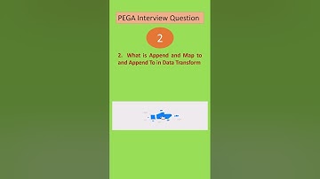 question - 2 pega interview questions #pega #datatransform #DT           #pega interview questions