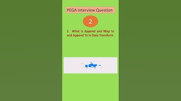question - 2 pega interview questions #pega #datatransform #DT           #pega interview questions