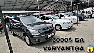 19 MAY COBALT JENTRA NEKSYA X BOLDI BUGUNGI FARGONA MASHINA BOZORI VARYANTGA 3000$ 2024