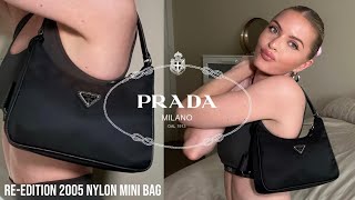 Black Prada Re-edition 2005 Re-nylon Bag