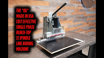 FPPOV - Delta 43-423 13 Spindle Line Boring Machine (Single Phase)