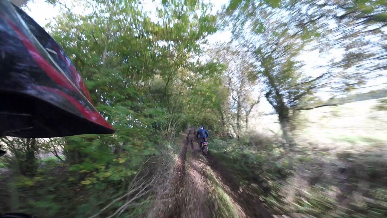 Ran out of central ridge and took a dive