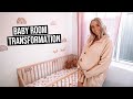 BABY GIRL NURSERY TOUR | Baby Room Transformation