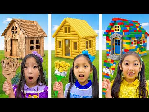 Maddie Eva and Bella’s Princess Playhouses Gets Blown Away