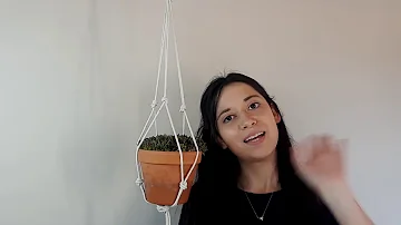 Tapiz de MACRAMÉ muy fácil de hacer, Nudo alondra, Tapiz sobre rama, Tapiz  de Macramé boho chic 