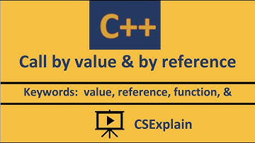 Call by reference vs. call by Value C++