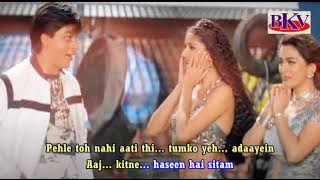 Mere Mehboob Mere Sanam - KARAOKE - Duplicate 1998 - Shah Rukh Khan & Juhi Chawla