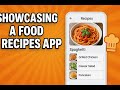 Food recipes web app | Live Demo!