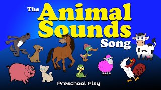 The Animal Sounds Song 🐖🐍🐈🦮🐓 | Video | Preschool Play | Barneforlaget